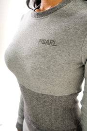 M001- Compressed Knit Crew Top